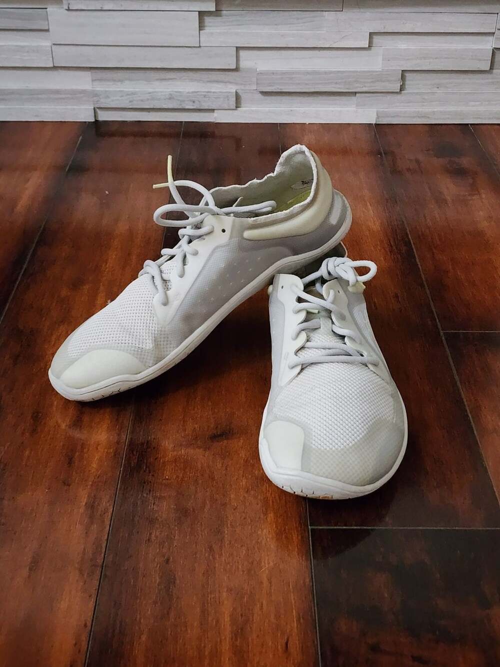 Vivobarefoot Primus Lite III White Minimalist Running Shoes